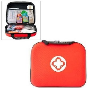 Resim Wondernest Eva Taşınabilir Araba Ev Açık Hava Acil Durum Kiti Hayatta Kalma Seti Kırmızı 