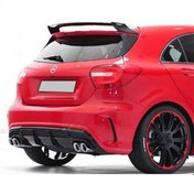 Resim Mercedes W176 A45 Uyumlu Yedek Parça Spoiler Plastik 