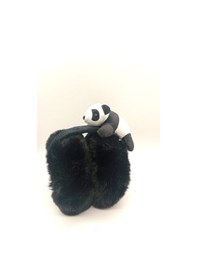 Resim Kervan Pazarı Çocuk Peluş Katlanabilir Sevimli Ayıcıklı Kışlık Kulaklık Çok Renkli 