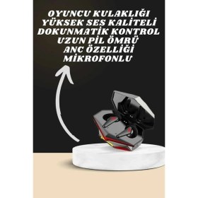 Resim 7 Kordonlu Akıllı Saat ve Oyuncu Kulaklığı Bluetooth Bağlantılı Android ve Ios Uyumlu 