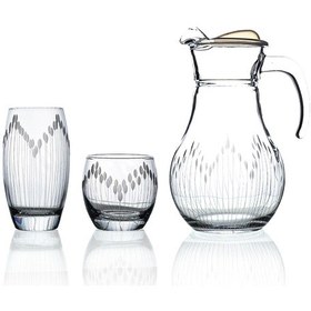 Resim Decocia Pudgy 25 Parça Su ve Meşrubat Kesme Bardak Seti Vega Dese 