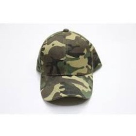 Resim Unısex Kamuflaj Şapka Askeri Yeşil Renk 