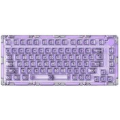 Resim Akko MONSGEEK ICE75 Clear Blue V3 Crystal Pro Switch RGB Kablosuz Mekanik Oyuncu Klavye 