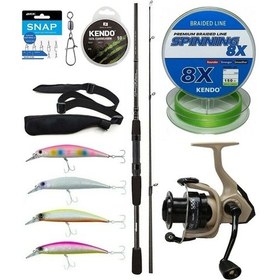 Resim Yek Outdoor Spin Olta Seti Okuma Wave Power 2.44 Cm 15-40 Gr 2 Parça Spin Kamışı&okuma Outrax 4000sga Olta Makinesi 