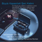 Resim BUKREM STORE IPX7 Su Geçirmez M19 Bluetooth Kulaklık – Uzun Pil Ömrü ve HD Ses Kalitesi, Sony Xperia XZ1 Uyumlu 