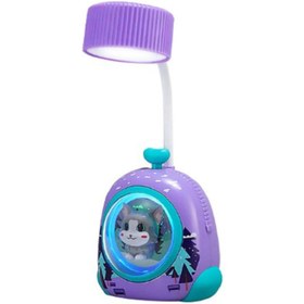 Resim Sensoria Sevimli Karakterler Çocuk Odası Masa Lambası İki Kademeli Gece Lambası Hediyelik Süs Eşyası Usb Şarj 