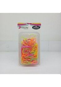 Resim Nascıta 100 Lu Plastık Saç Tokası Renklı Çok Renkli 