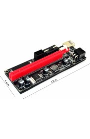 Resim UniChrome Zauss V009 Riser 1X-16X Yükseltici Genişletici Mining Rig Pcı-E Ekran 