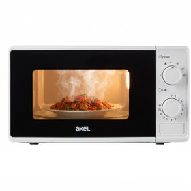 Resim Akel AMD160 20lt 700W Inverter Beyaz Mikrodalga Fırın, 4 Kademeli Isı, Buz Çözdürme, 0-30 Dk Zaman Ayarlı 