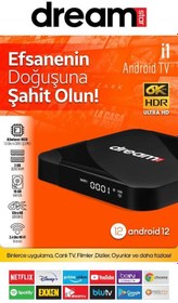 Resim Dreamstar i1 Android Tv Box 2gb Ram 16GB Hafıza Android 12 