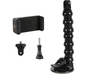 Resim Knmaster Araç Vantuz Vakumlu Kuğu Boynu Aksesuar Paketi 