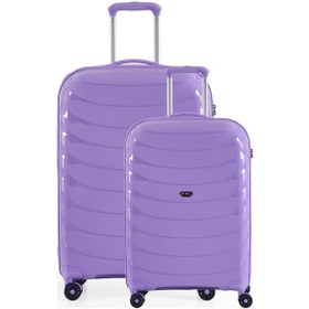 Resim Ççs 5263 Orta Kabin 2 Li Valiz Seti Mor 