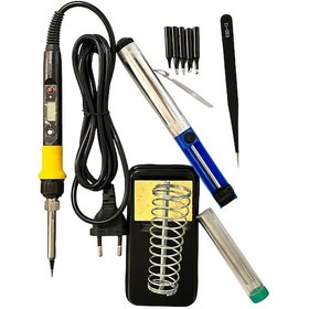 Resim Tussle Ts-908 936h 80 Watt Dijital Isı Ayarlı Havya Seti 