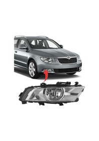 Resim Skoda Superb Sağ Sis Farı Beyaz Tek Duylu 2012-2014 3T0941702C 