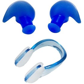 Resim Yumuşak Su Geçirmez Silikon Yüzücü Kulak Tıkacı/Burun Mandalı N11.139 