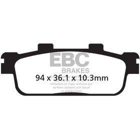 Resim EBC SFA427HH SİNTERLİ SCOOTER DISC PAD 