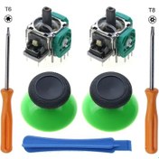 Resim Siyah Yeşil-jcd 3d Analog Joystick Sensörü Modülü Potansiyometre Başparmak Çubuğu Microsoft Xbox One Serisi Sx Den 