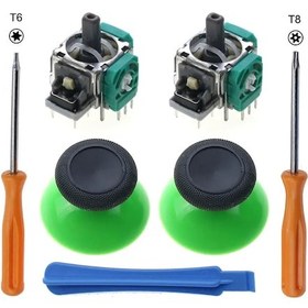 Resim Siyah Yeşil-jcd 3d Analog Joystick Sensörü Modülü Potansiyometre Başparmak Çubuğu Microsoft Xbox One Serisi Sx Den 