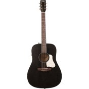 Resim Art & Lutherie Americana Qit Elektro Akustik Gitar (Faded Black) 