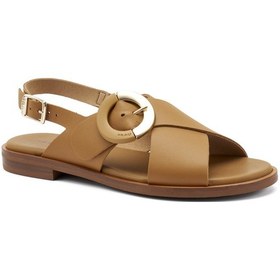 Resim Sandalet Kadın 85p6 Frau London-s Cuoio Taba 