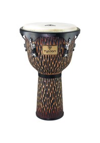 Resim Tycoon 13'' Supremo Select Chiseled Orange Djembe Tjss72bco 