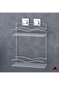 Resim Teknotel Easyfıx Yapıskanlı 2 Katlı Mutfak Rafı Krom Ef042 Krom 
