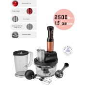 Resim Yüksek Güçlü 8 In 1 Çok Fonksiyonlu Mutfak Seti Siyah 