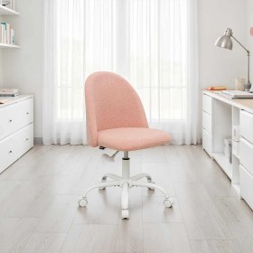 Resim Curve Çalışma Sandalyesi - Pembe 61x58,5x81,5-91 Cm Pembe 