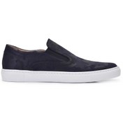 Resim Nevzat Onay Hakiki Deri Lacivert Sneaker Erkek Ayakkabı -11540- 
