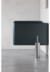 Resim Zift Unique Paslanmaz Çelik Satine Yüzey Tuvalet Fırçası 