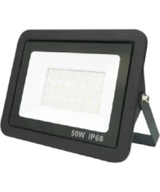 Resim Mikasso 50 Watt Smd LED Projektör - Slım Kasa Beyaz Işık LED Aydınlatma 50W-BYZ-SMD-FRS-LED-PRJ Beyaz 