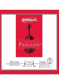 Resim D'addario Prelude Medium Tension J912lm - D Re - Tek Tel Viyola Teli 