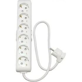 Resim Multi-let 6'lı 25 Metre Topraklı Çocuk Korumalı Kablolu Grup Priz 