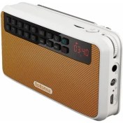Resim Ganbao Turuncu Rolton E500 Taşınabilir Stereo Bluetooth Uyumlu Hoparlör Fm Radyo Clear Bass Çift Parça USB Müzik Çalar (Yurt Dışından) 