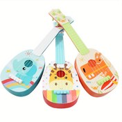 Resim Müzik Enstrümanları için Mini Ukulele Gitar Çalma Oyuncakları, Yeni Başlayanlar, Aile Ebeveyn-Çocuk Etkileşimli Oyuncaklar Hediyesi 