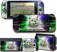 Resim GilGames Vinyl Skin Cover Decals for Nintendo Switch, Wrap Protective Faceplate Stickers Full Set Protector Console Joy-Con Dock 