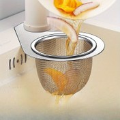 Resim 1 Adet Kuğu Boyunlu Paslanmaz Çelik Mutfak Lavabo Süzgeci - Sökülebilir Saplı, Etkili Islak/Kuru Ayırma Filtresi, Tıkanmayı Önleyen File Sepeti & Ergonomik Tasarım ile Kolay Temizlik - Günlük Kullanım İçin Dayanıklı Pas Dirençli - Harika Ev Hediyesi, Şık Metalik Kaplama, Yüksek Kaliteli File 