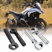 Resim 2 adet for bmw R1200GS R1250GS R1300GS ADV G310 R F750 F850 F900 M S1000RR CNC Alüminyum 90 Derece Katlanabilir Ped Motosiklet Parçaları Universal 22/25/28/32mm Tüp 0.87In-1.25In Koruma Çubuğu for HONDA/Harley/Kawasaki ve Diğer Farklı Modeller İçin Uygun 