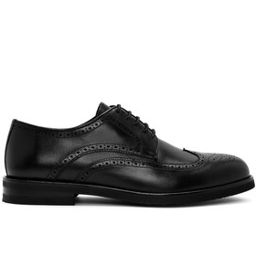 Resim Derimod Erkek Siyah Bağcıklı Deri Klasik Ayakkabı 25WFD705118 