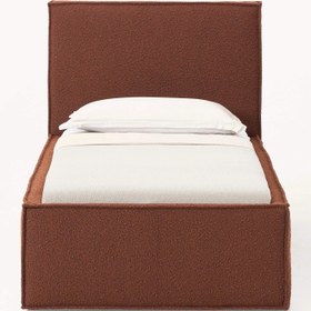 Resim Lays Tek Kişilik Karyola Pişmiş Toprak Bukle - 120x200 cm 