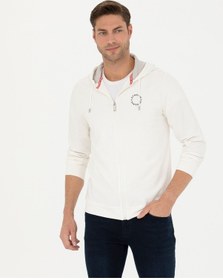 Resim Pierre Cardin Erkek Ekru Sweatshirt 50275989-vr019 Ekru 