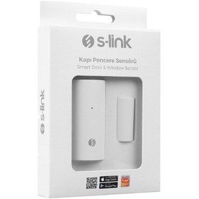 Resim Tuya Uyumlu Sl-eg05 Kablosuz Kapı Pencere Manyetik Sensör 