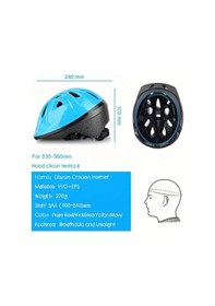 Resim Tongxida Kız Çocuklar Bisiklet Kaykay Kaskı - Pc+eps Tam Birleşik, 52-56cm, Soğutucu Havuzlu, Güvenli Pembe, Çok Renkli Çok Renkli 