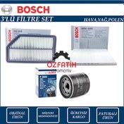 Resim Hyundai Accent Blue 1.4 Benzin Bosch Uyumlu Filtre Bakım Seti 2011-2019 