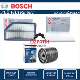 Resim Hyundai Accent Blue 1.4 Benzin Bosch Uyumlu Filtre Bakım Seti 2011-2019 