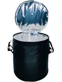 Resim Alfagrup Al&fa Grup 55 Litre Siyah Folyo Kaplı Soğutucu Buzluk Termal Seyahat Otomobil Bagaj Çantası 