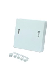 Resim Plastik Proje Kutusu 86x86mm Beyaz Duvara Yüzeye Montaj Tip 1602 Lcd 3 Buton Elektronik devre 
