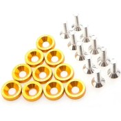 Resim Elektrikli Scooter Sarı Renkli Vida Pul Seti 10’lu 