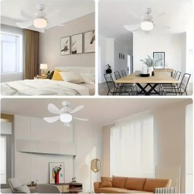 Resim Orvionlabs Tavan Vantilatörü LED Aydınlatmalı 3 In 1 Vantilatör / LED Işık / Sivrisinek Kovar 