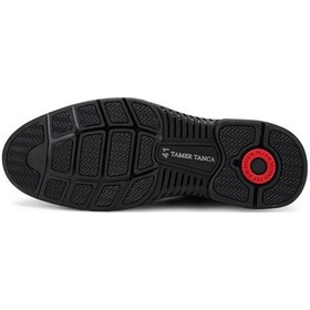 Resim Tamer Tanca Erkek Hakiki Deri Siyah Deri Klasik Bot 298 2454-2087 Erk Bot Sk24-25 Sıyah Dr Siyah 